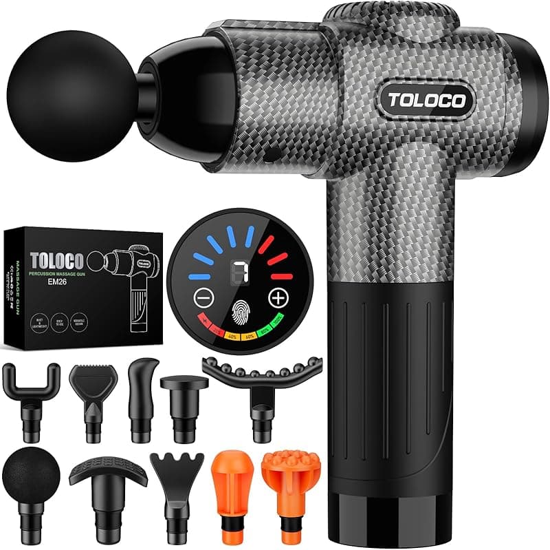 TOLOCO Massage Gun Deep Tissue Back Massage for