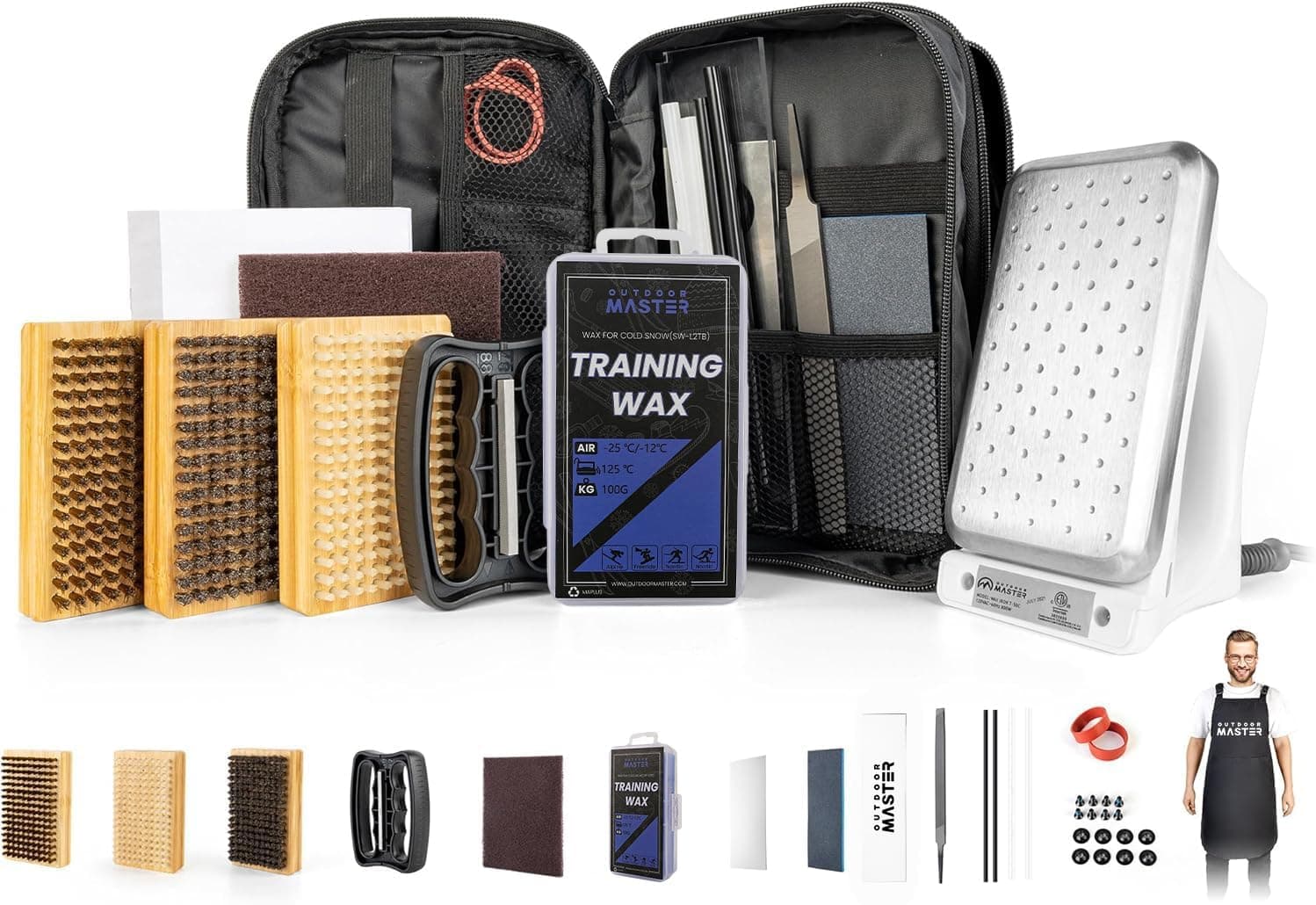 Ski Snowboard Tuning and Waxing Kit with Waxing Iron Review & Test Results